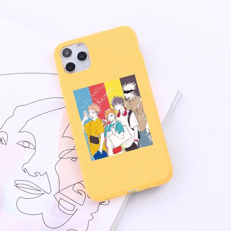 Japan anime Jujutsu Kaisen Phone Case Candy Color for iPhone 6 7 8 11 12 s mini pro X XS XR MAX Plus
Japan anime Jujutsu Kaisen Phone Case Candy Color for iPhone 6 7 8 11 12 s mini pro X XS XR MAX Plus