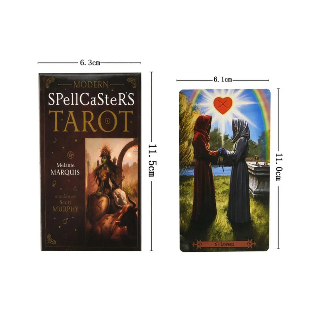 Modern Spellcaster's Tarot Card Board Game Board Party Playing Cards Entertainment Family Games English Version
Modern Spellcaster's Tarot Card Board Game Board Party Playing Cards Entertainment Family Games English Version