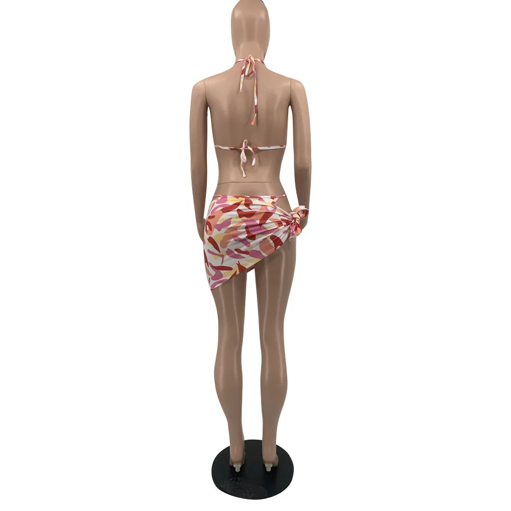 Print Drawstring Criss Cross Matching Sets For Women Backless Bandage Halter Bra Crop Top And Skirt Two Piece Outfits Hot
Print Drawstring Criss Cross Matching Sets For Women Backless Bandage Halter Bra Crop Top And Skirt Two Piece Outfits Hot