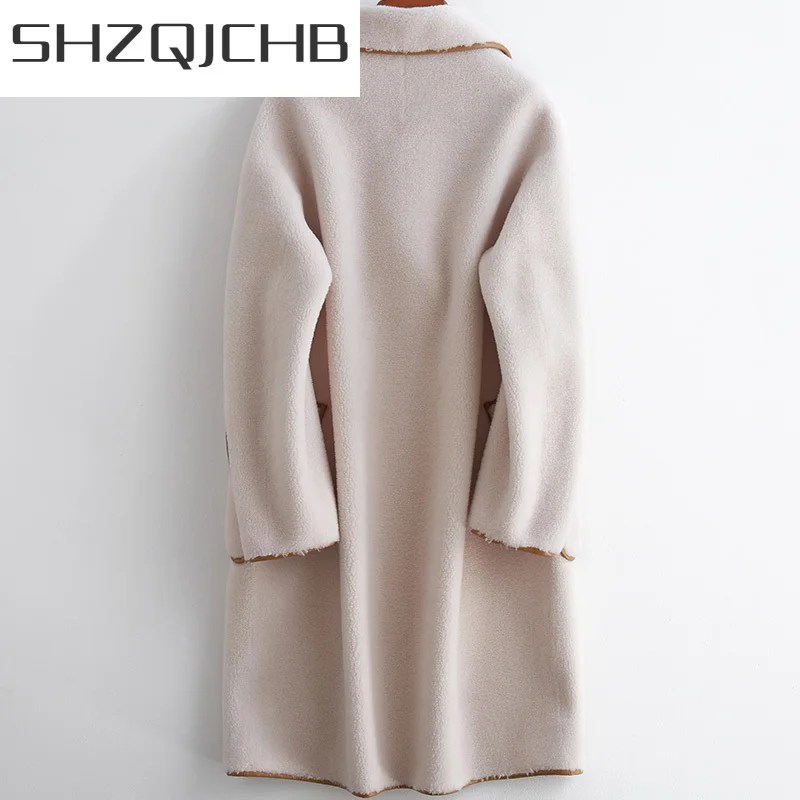 Пальто JCHB из натурального меха, женская зимняя куртка, женская одежда, 2021, корейские элегантные пальто с овчиной, винтажные топы из 100% шерсти... 
Пальто JCHB из натурального меха, женская зимняя куртка, женская одежда, 2021, корейские элегантные пальто с овчиной, винтажные топы из 100% шерсти...