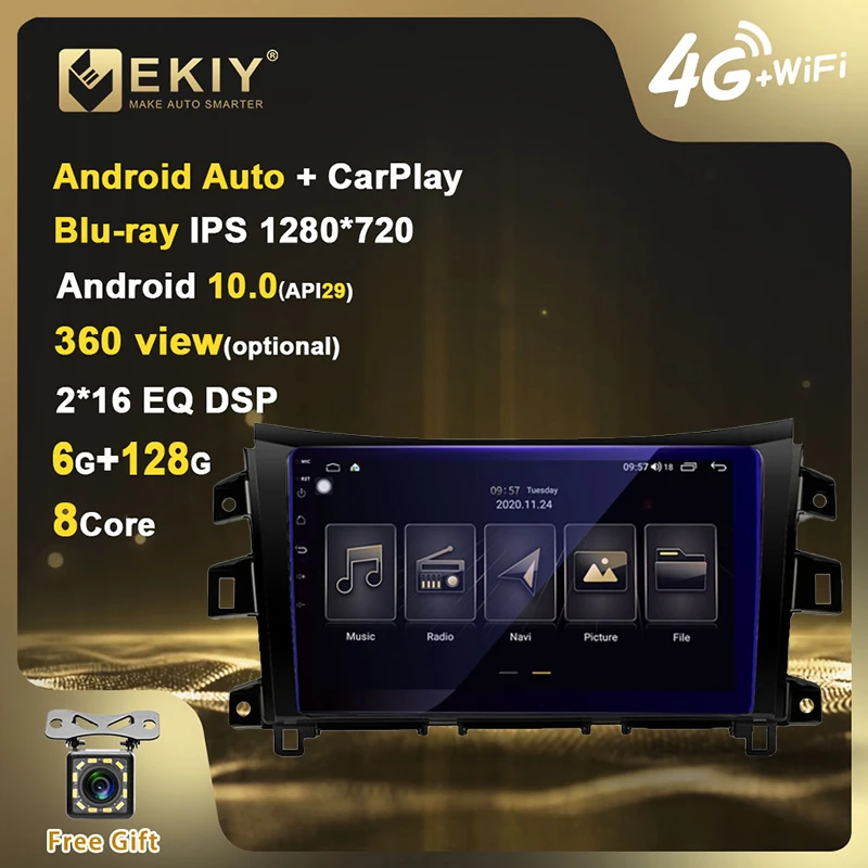 EKIY IPS DSP Android 10 Car Radio 6G+128G For Nissan NAVARA Frontier NP300 2015-2017 GPS Navigation Stereo Multimedia BT Wifi HU
EKIY IPS DSP Android 10 Car Radio 6G+128G For Nissan NAVARA Frontier NP300 2015-2017 GPS Navigation Stereo Multimedia BT Wifi HU
