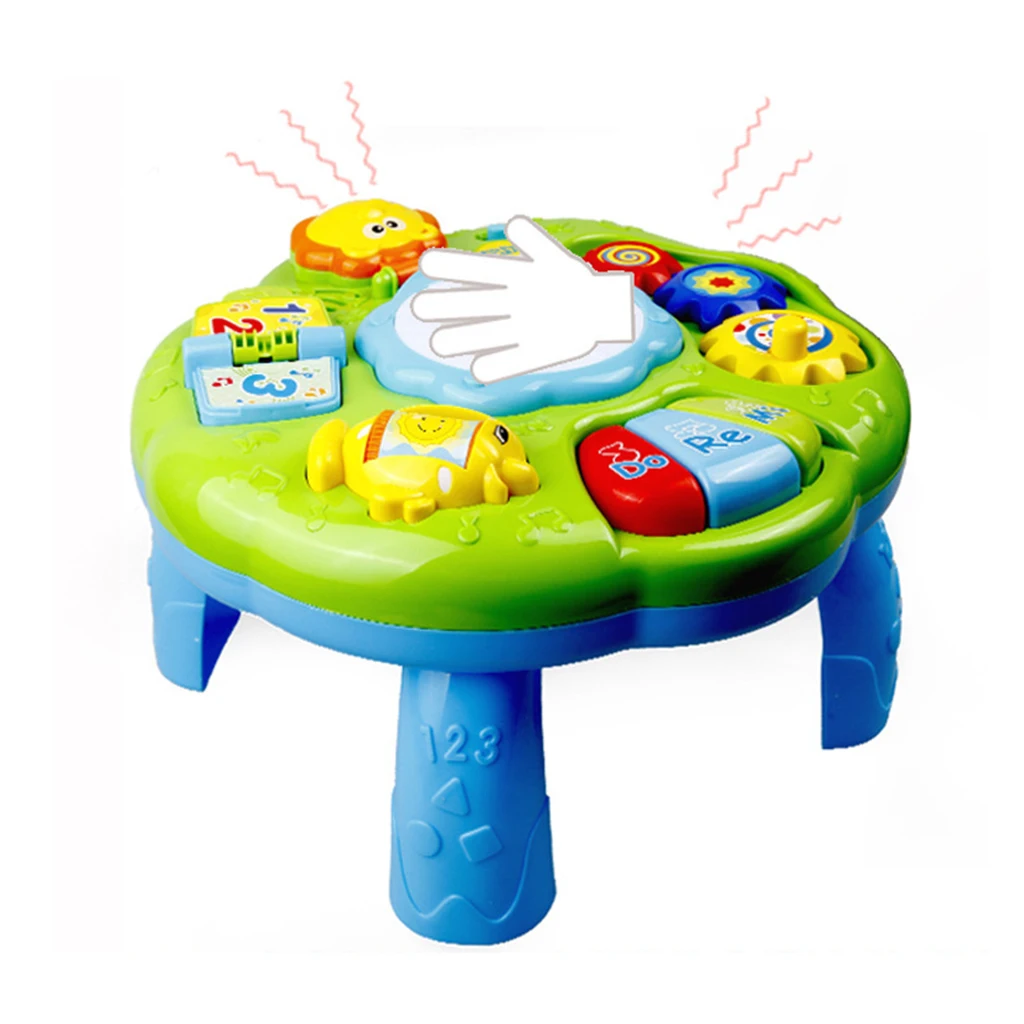 Baby Activity Table with Lighting & Sound Animals Piano Music Game for Kids
Baby Activity Table with Lighting & Sound Animals Piano Music Game for Kids