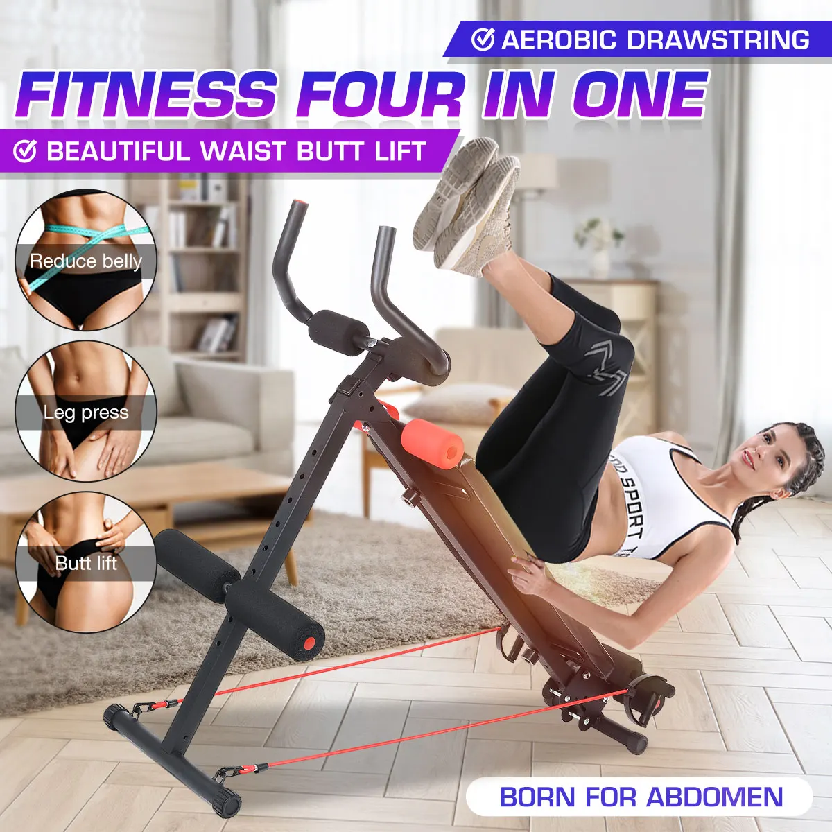 Foldable Sit Up Bench 4 In 1 Abdominal Board Machine Home Gym Sport Workout Push Up Training Exercise Muscles Fitness Equipment
Foldable Sit Up Bench 4 In 1 Abdominal Board Machine Home Gym Sport Workout Push Up Training Exercise Muscles Fitness Equipment