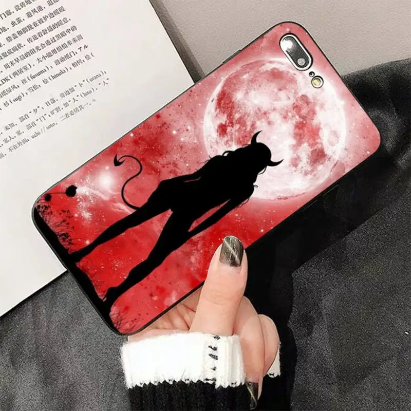 Sexy Devil Woman Phone Case for iPhone 13 8 7 6 6S Plus X 5S SE 2020 XR 11 12 pro XS MAX | Мобильные телефоны и