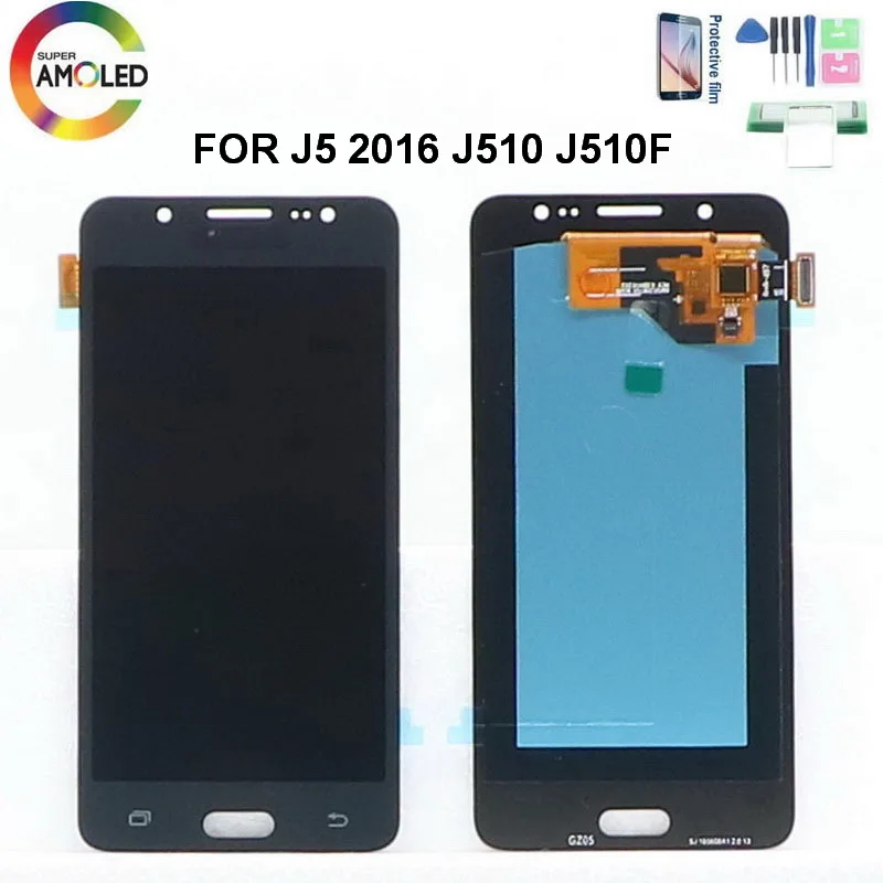 ЖК-дисплей Super AMOLED J5 для Samsung Galaxy J5 2016 SM-J510F J510FN J510M J510, ЖК-дисплей с сенсорным экраном и дигитайзером в сборе
ЖК-дисплей Super AMOLED J5 для Samsung Galaxy J5 2016 SM-J510F J510FN J510M J510, ЖК-дисплей с сенсорным экраном и дигитайзером в сборе