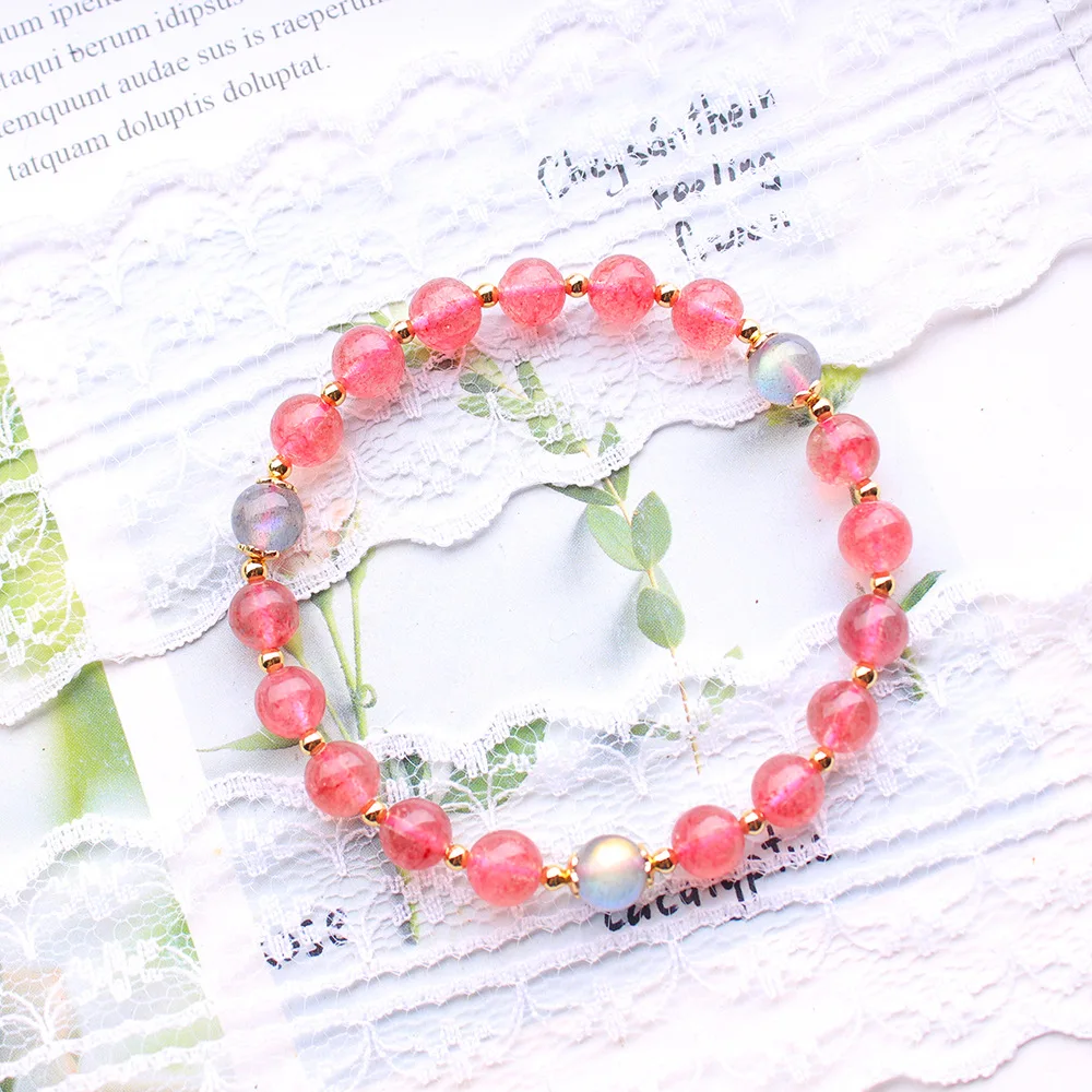 Оригинальные бусины из натурального лунного камня с кристаллом в виде клубники, браслет «сделай сам» для женщин, модный лечебный браслет с ...
Оригинальные бусины из натурального лунного камня с кристаллом в виде клубники, браслет «сделай сам» для женщин, модный лечебный браслет с ...