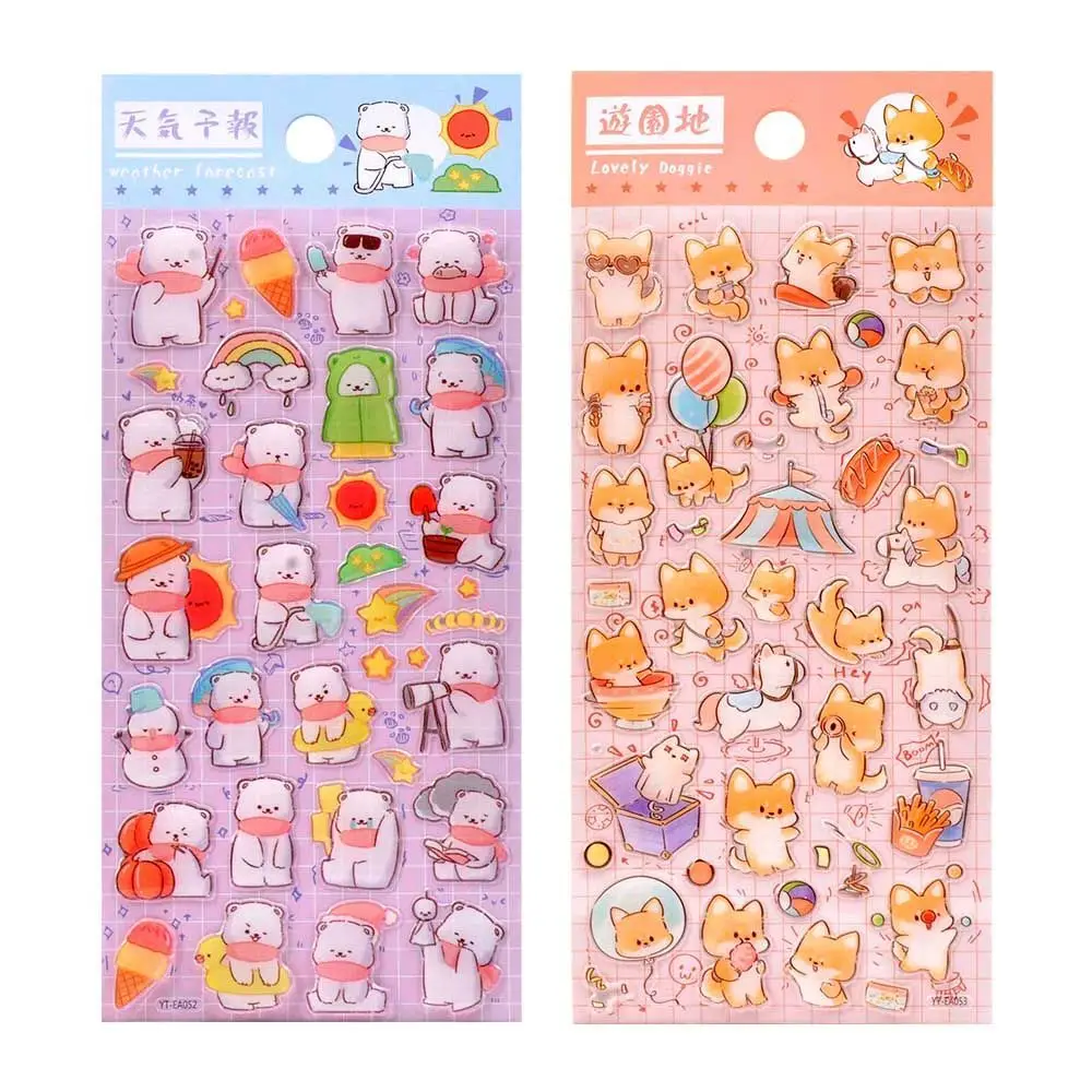 Children Sticker Small Animal Penguin Dog Cute Cartoon 3D Crystal Stick Baby Handbook Decorative Sticker
Children Sticker Small Animal Penguin Dog Cute Cartoon 3D Crystal Stick Baby Handbook Decorative Sticker
