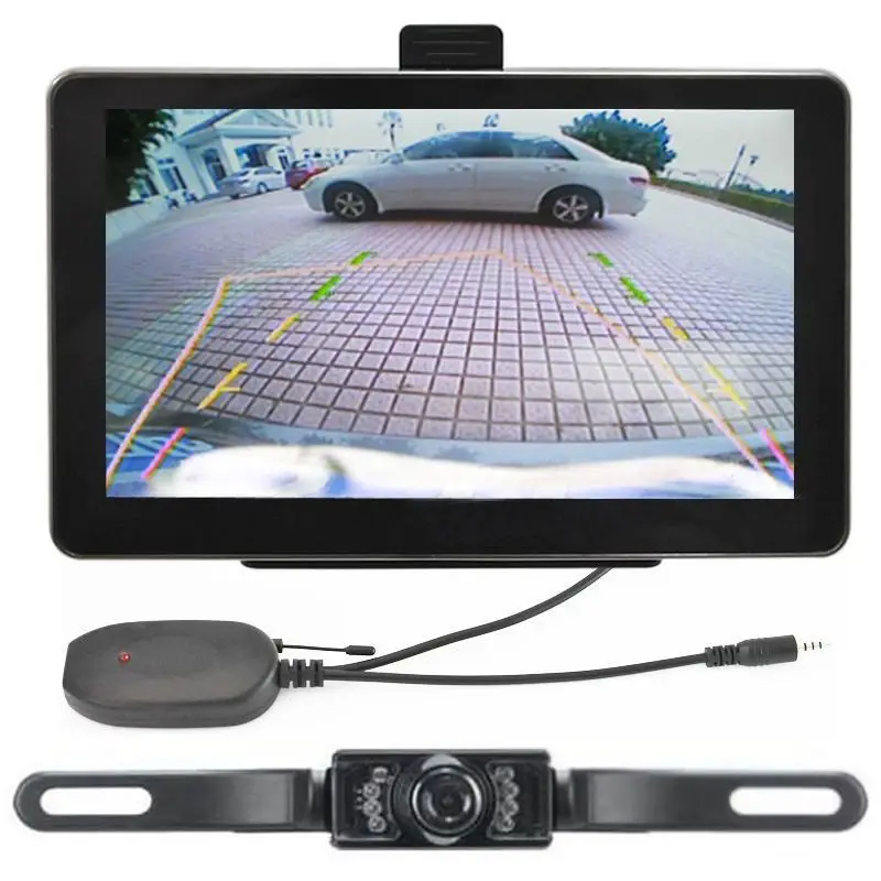 Автомобильный GPS-навигатор + беспроводная камера заднего вида 256M/8G Bluetooth AV-IN навигация для автомобилей и грузовиков
Автомобильный GPS-навигатор + беспроводная камера заднего вида 256M/8G Bluetooth AV-IN навигация для автомобилей и грузовиков