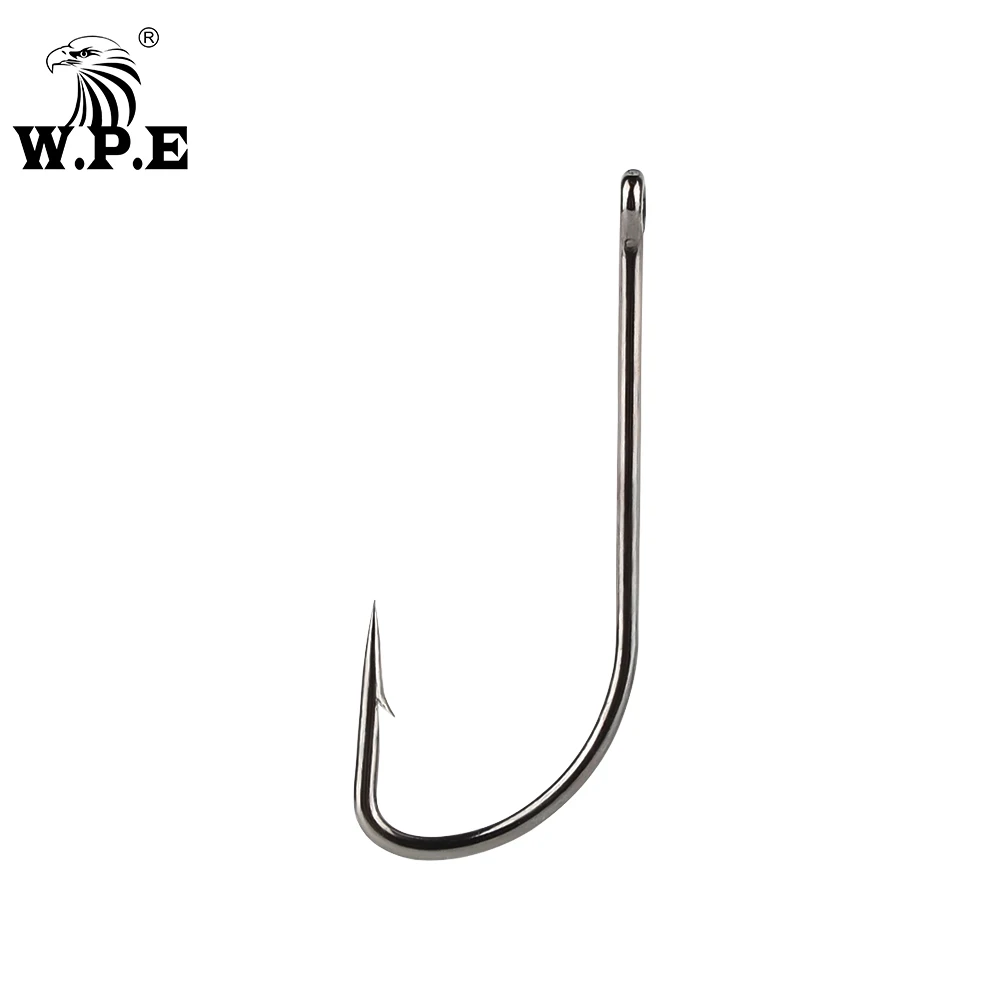 W.P.E 3pack/5pack Fishing Hook 1#-8# Barbed High-carbon Steel Hook Long Shank Single Circle Carp Fishing Tackle Fly Accessories
W.P.E 3pack/5pack Fishing Hook 1#-8# Barbed High-carbon Steel Hook Long Shank Single Circle Carp Fishing Tackle Fly Accessories