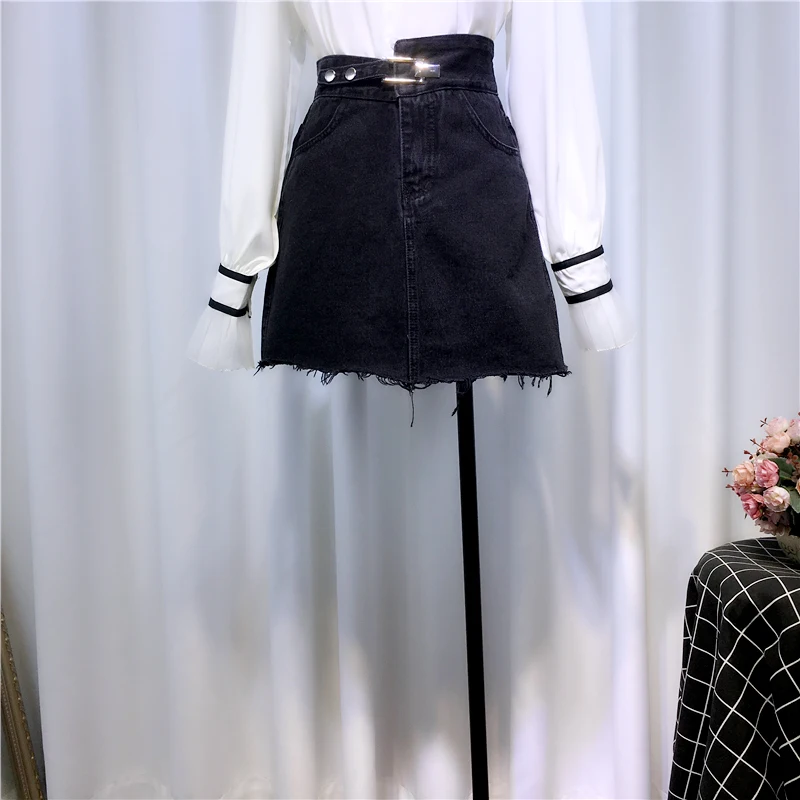 New Spring Summer Autumn Clothes for Women All-match Irregular High Waist Slim Short A-line Skirt Casual Students Denim Skirt
New Spring Summer Autumn Clothes for Women All-match Irregular High Waist Slim Short A-line Skirt Casual Students Denim Skirt
