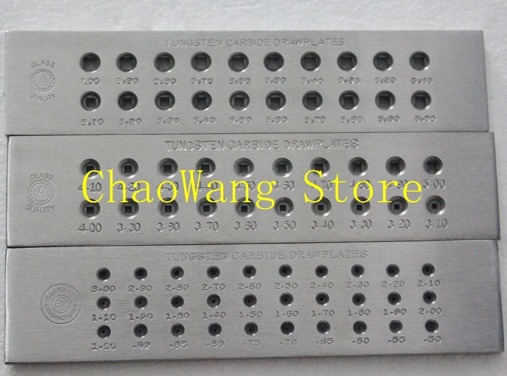 Drawplate из карбида вольфрама квадратный Drawplate для изготовления ювелирных изделий
Drawplate из карбида вольфрама квадратный Drawplate для изготовления ювелирных изделий