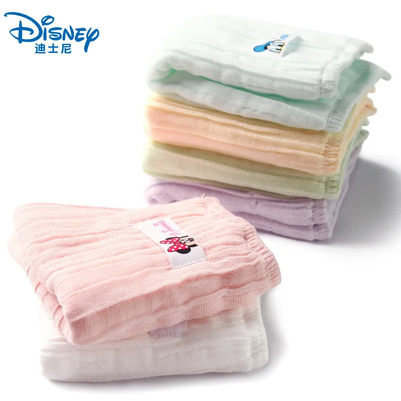 

Disney Minnie Mickey Goofy Pluto Donald Duck Daisy 6 heavy yarn handkerchief cotton small towel baby newborn hand towel towels