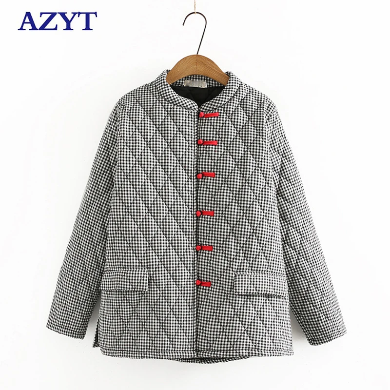AZYT Winter Loose Warm Parkas Women 2021 Thicken Warm Plus Size 3XL Cotton Padded Jacket Female Chic Buttons Women Winter Jacket
AZYT Winter Loose Warm Parkas Women 2021 Thicken Warm Plus Size 3XL Cotton Padded Jacket Female Chic Buttons Women Winter Jacket