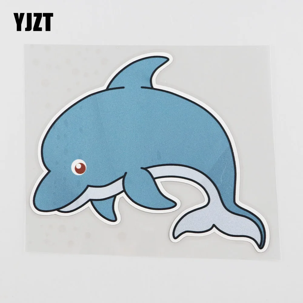 YJZT 14CMX11.4CM Blue Dolphin Fish Car Sticker Marine Organism Pvc Decal 6A-0152
YJZT 14CMX11.4CM Blue Dolphin Fish Car Sticker Marine Organism Pvc Decal 6A-0152