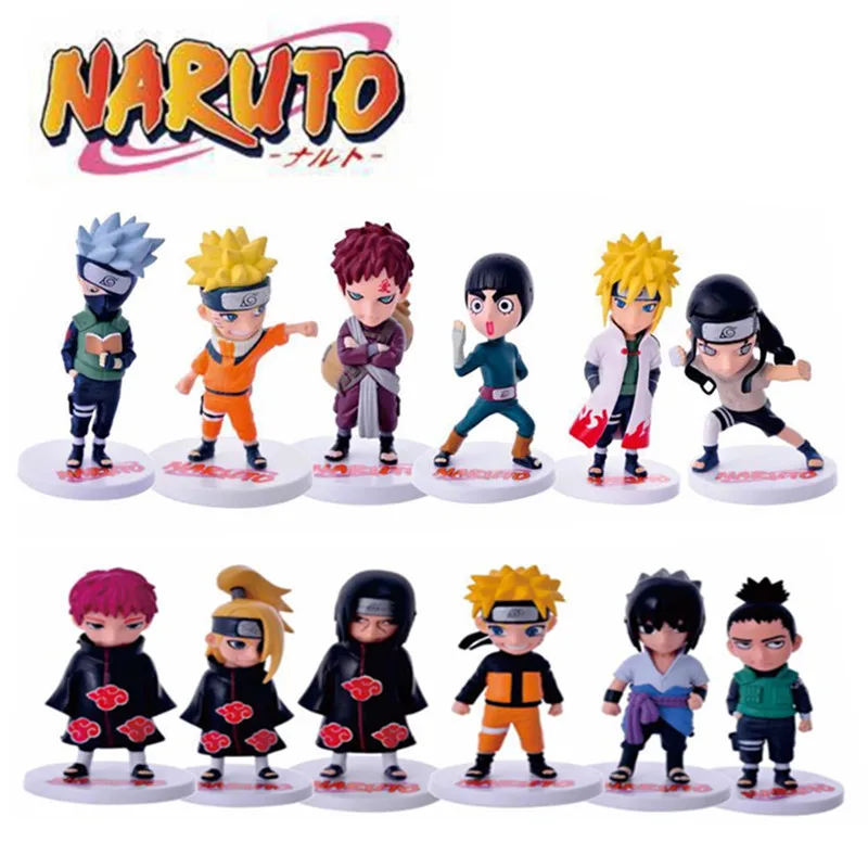 6Pcs 10 cm Ninja Action Figures Kakashi Sakura Sasuke Itachi Obito Gaara Snake Hyuuga Shikamaru Model Doll Vinyl PVC Gift Toys
6Pcs 10 cm Ninja Action Figures Kakashi Sakura Sasuke Itachi Obito Gaara Snake Hyuuga Shikamaru Model Doll Vinyl PVC Gift Toys