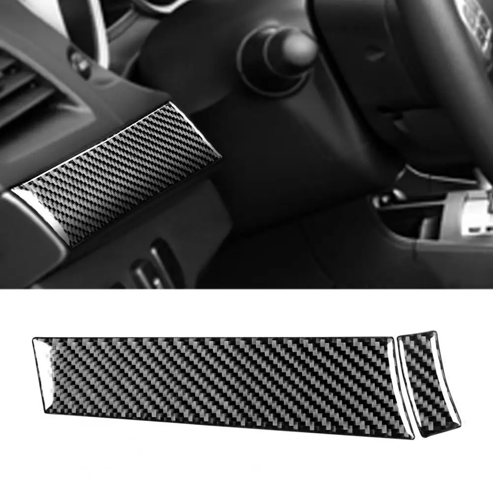 2Pcs Dashboard Trim Easy Installation Heat-resistant Carbon Fiber Black Interior Dashboard Trim Cover for Mitsubishi Lancer EVO
2Pcs Dashboard Trim Easy Installation Heat-resistant Carbon Fiber Black Interior Dashboard Trim Cover for Mitsubishi Lancer EVO