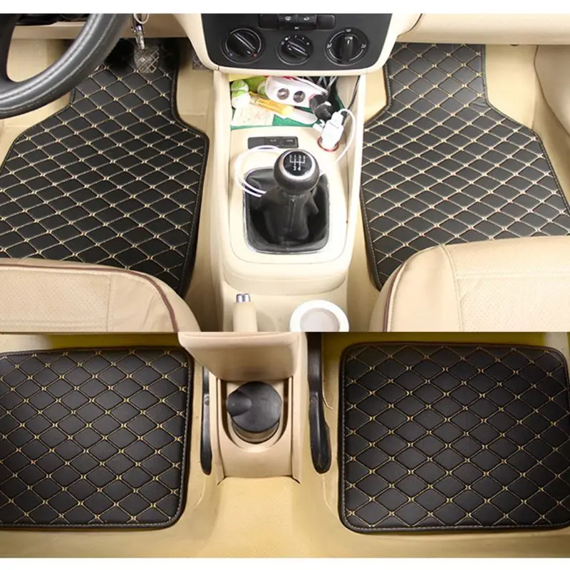 Universal Fit 4pcs PU Leather Car Floor Mat Waterproof Foot Pads Protector Anti-Slip Front and Rear mats Set for Suv
Universal Fit 4pcs PU Leather Car Floor Mat Waterproof Foot Pads Protector Anti-Slip Front and Rear mats Set for Suv