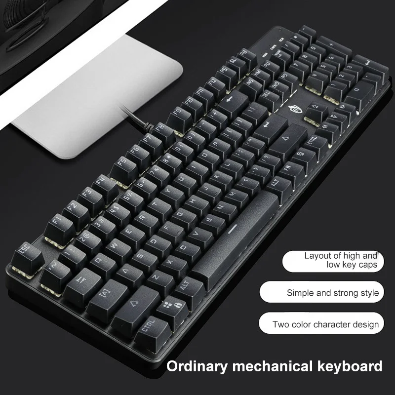 Клавиатура игровая Механическая Проводная с RGB-подсветкой, 104 клавиш, 6 цветов
Клавиатура игровая Механическая Проводная с RGB-подсветкой, 104 клавиш, 6 цветов