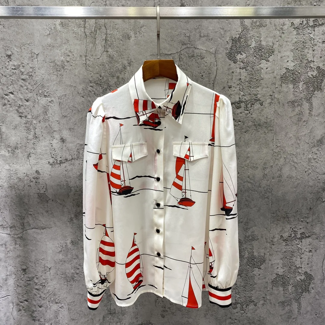 Рубашка с буфами из натурального шелка 100%, весенние шикарные топы высокого качества с длинным рукавом, винтажная Элегантная блузка от кутюр...
Рубашка с буфами из натурального шелка 100%, весенние шикарные топы высокого качества с длинным рукавом, винтажная Элегантная блузка от кутюр...