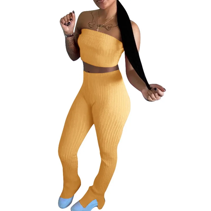 Littlerassa Ribbed 2 Piece Set Women Summer Clothes Crop Top Pants Suit Off Shoulder Matching Sets Night Club Outfits Female
Littlerassa Ribbed 2 Piece Set Women Summer Clothes Crop Top Pants Suit Off Shoulder Matching Sets Night Club Outfits Female