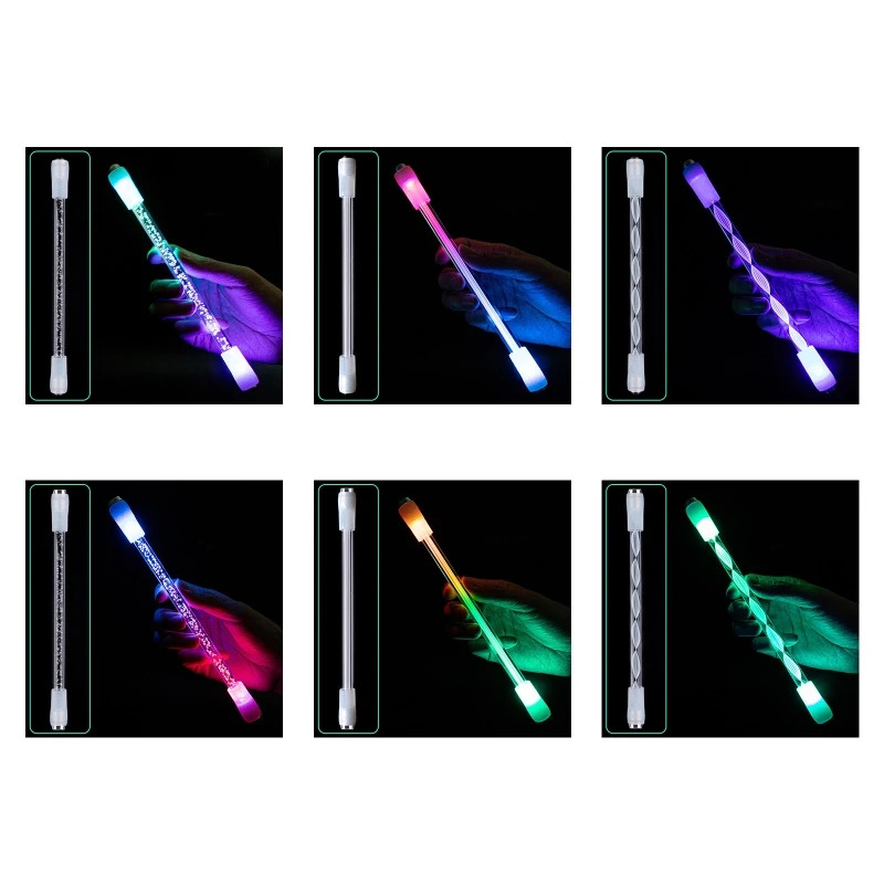 K92C Finger Spinning Pen Decompression Rotating Pen Bulit-in LED Lights Great Balance Performance for student Kid Adult Gift 
K92C Finger Spinning Pen Decompression Rotating Pen Bulit-in LED Lights Great Balance Performance for student Kid Adult Gift