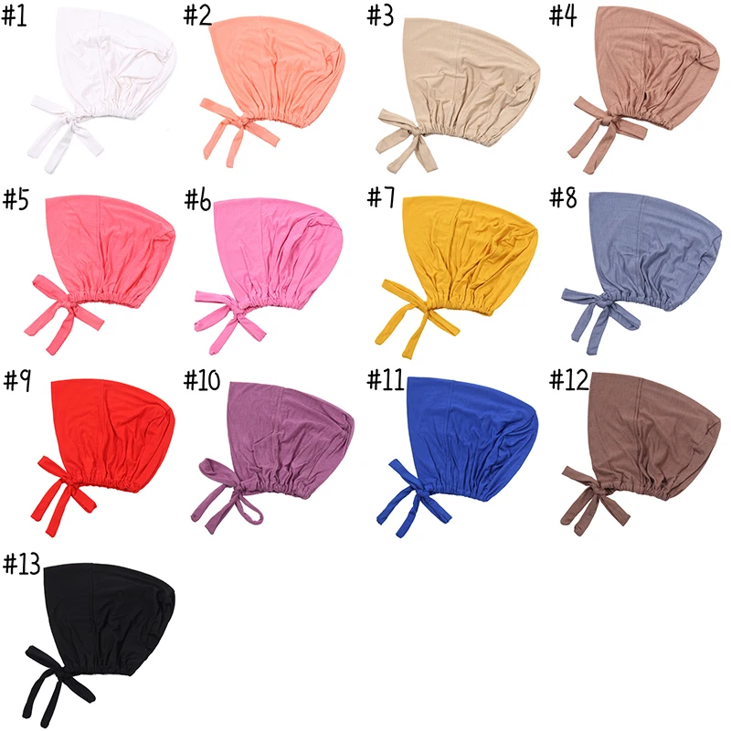 Fashion Premium Jersey Muslim Inner Cap Stretch Hijab With Rope Adjustable Women Underscarf Solid Color Islamic Turban Headwear
Fashion Premium Jersey Muslim Inner Cap Stretch Hijab With Rope Adjustable Women Underscarf Solid Color Islamic Turban Headwear