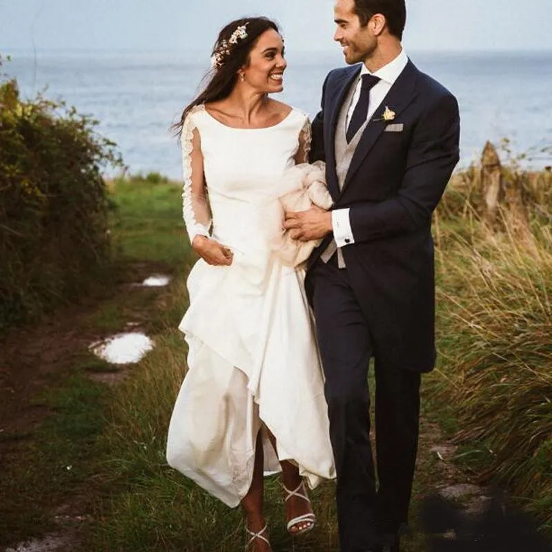 Блестящее кружевное свадебное платье-Русалка с аппликацией и длинным рукавом, с открытой спиной и круглым вырезом, прозрачные свадебные платья, свадебное платье
Блестящее кружевное свадебное платье-Русалка с аппликацией и длинным рукавом, с открытой спиной и круглым вырезом, прозрачные свадебные платья, свадебное платье