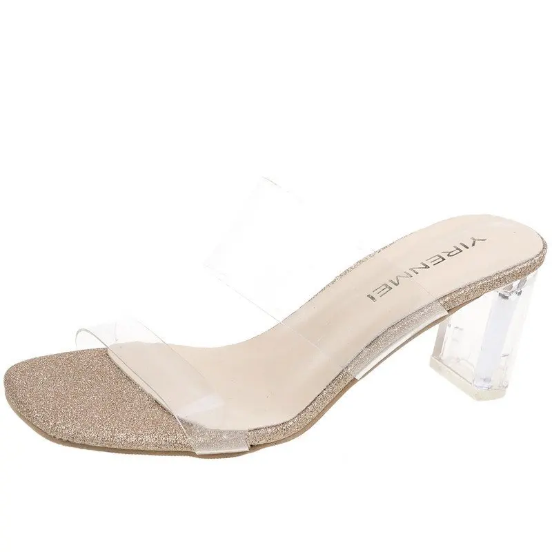 Clear Transparent Slippers Crystal Sexy Ladies Shoes New Summer Women Shoes Woman Mules Thick High Heels Casual Shoes Slides
Clear Transparent Slippers Crystal Sexy Ladies Shoes New Summer Women Shoes Woman Mules Thick High Heels Casual Shoes Slides