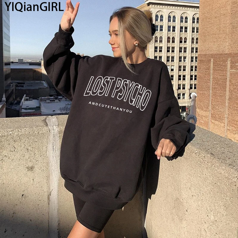 New Letter Print Pullover Streetwear Ladies Hoodie Long Sleeve Loose Autumn Casual Ladies Sweatshirt Casual Pullover
New Letter Print Pullover Streetwear Ladies Hoodie Long Sleeve Loose Autumn Casual Ladies Sweatshirt Casual Pullover
