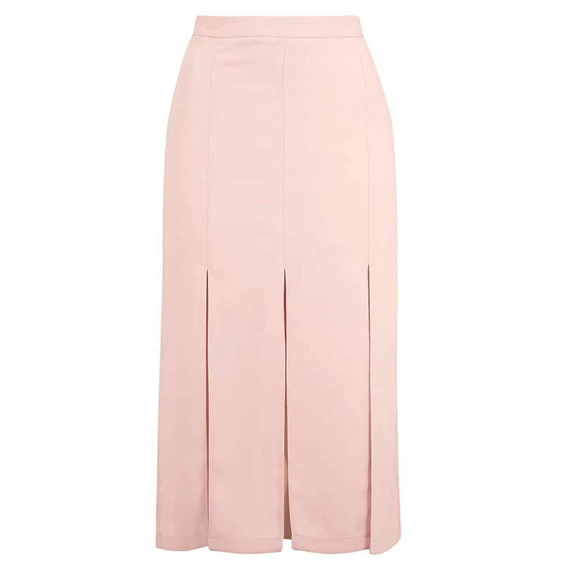 Customize Side Split Women Solid Color Hem High Waist H-line Skirt Casual Slim Fashion Elegant Female Basic Midi Skirt
Customize Side Split Women Solid Color Hem High Waist H-line Skirt Casual Slim Fashion Elegant Female Basic Midi Skirt