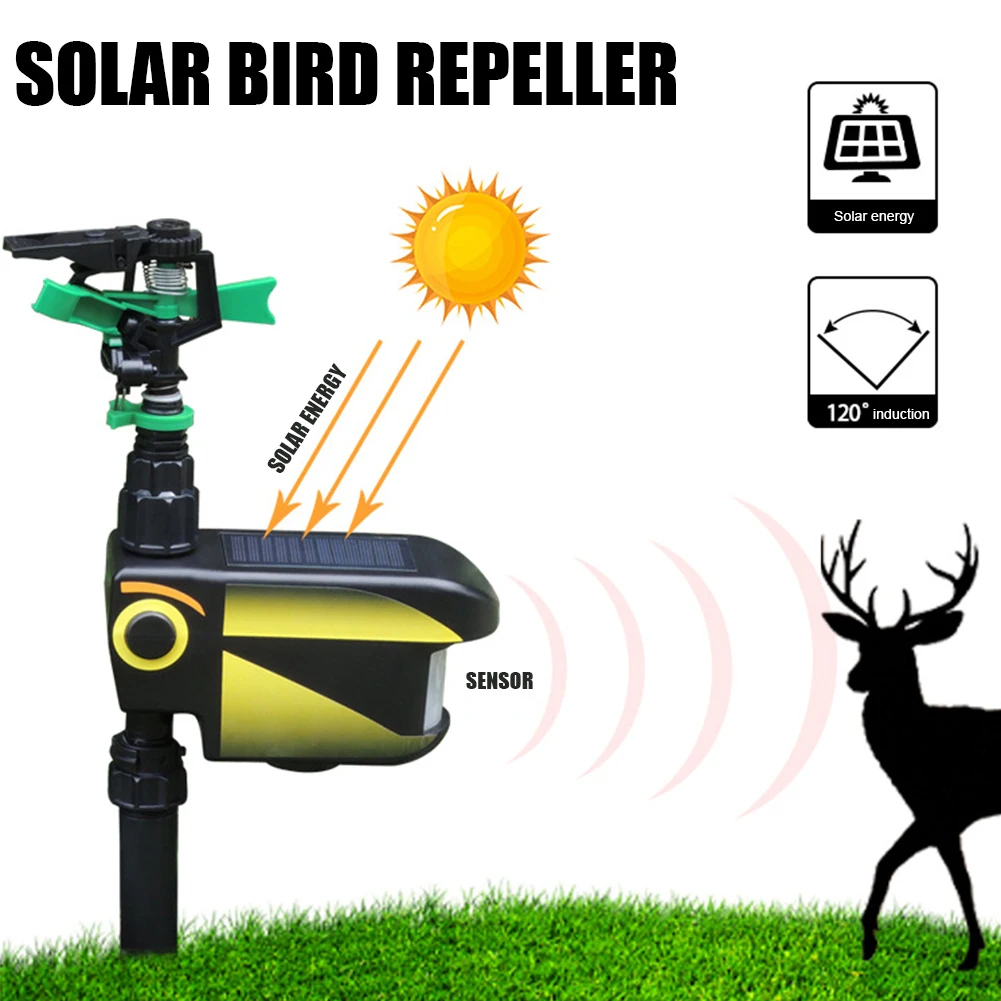 2 in 1 Animal Repeller Garden Water Sprinkler Solar Powered Motion Activated Water Blaster Animal Repeller Infrared Sensor Drive
2 in 1 Animal Repeller Garden Water Sprinkler Solar Powered Motion Activated Water Blaster Animal Repeller Infrared Sensor Drive