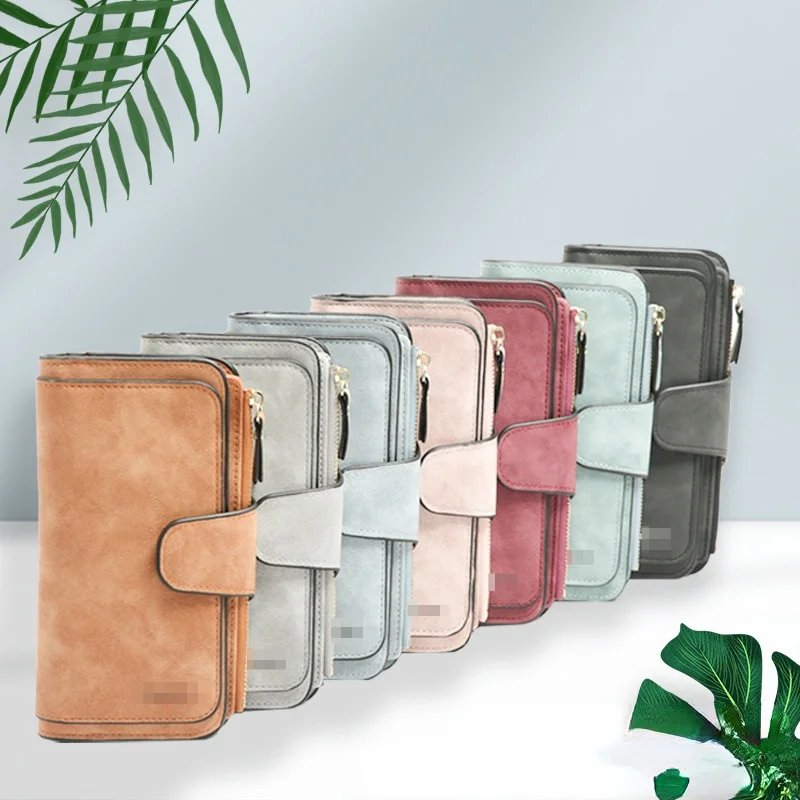 New Ladies Wallet Frosted Coin Purse PU Leather Clutch Bag Multi-purpose Long Wallet Large Capacity Card Holder Women Wallets
New Ladies Wallet Frosted Coin Purse PU Leather Clutch Bag Multi-purpose Long Wallet Large Capacity Card Holder Women Wallets