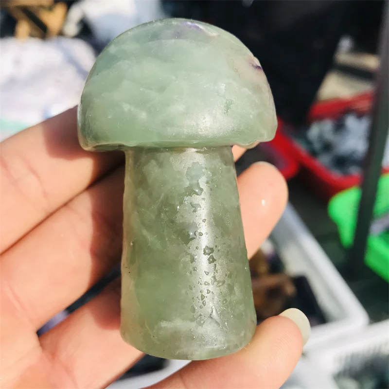 Natural Green Purple Fluorite Crystal Mushroom Shaped Polished Stone Decor Healing Natural Healing Stones and Crystals Natural
Natural Green Purple Fluorite Crystal Mushroom Shaped Polished Stone Decor Healing Natural Healing Stones and Crystals Natural