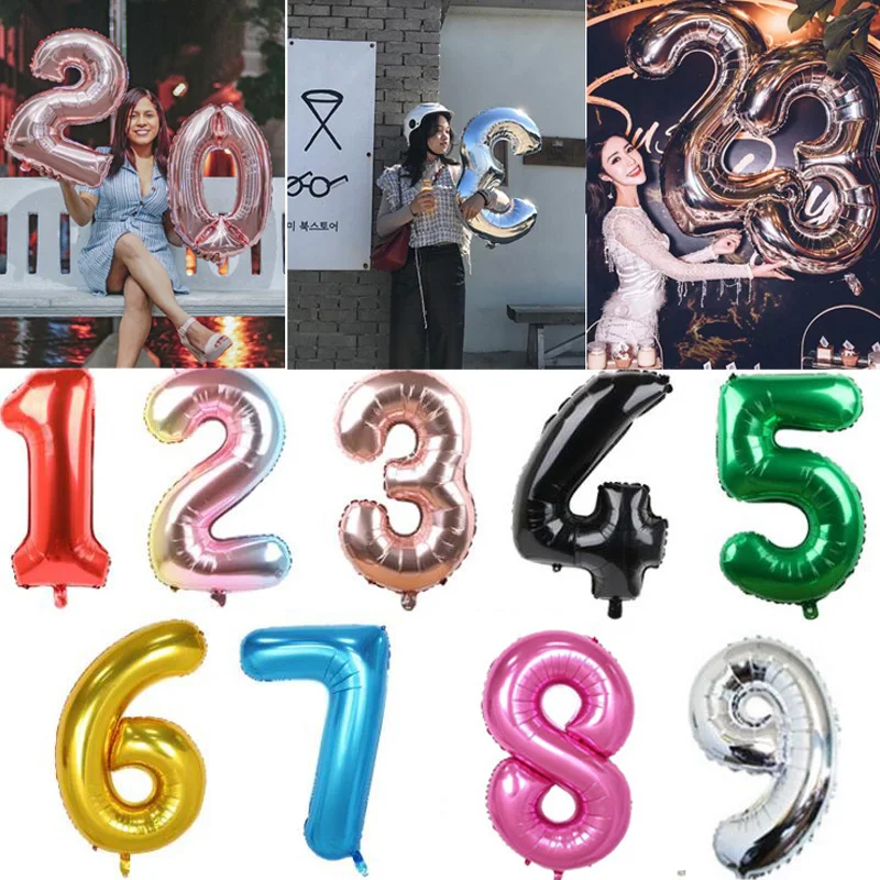 32inch Digital Balloon 0-9 Digital Baby Shower Birthday Decoration Gold/silver/rainbow/blue/black Digital Balloons
32inch Digital Balloon 0-9 Digital Baby Shower Birthday Decoration Gold/silver/rainbow/blue/black Digital Balloons