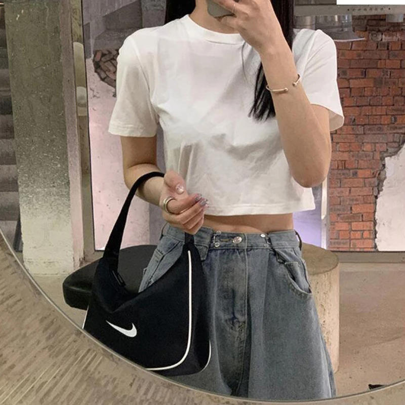 2021 New Early Spring Summer Cotton Short Sleeve T-shirt Women's High Waist Navel Half Sleeve Top European Underwear Blouse
2021 New Early Spring Summer Cotton Short Sleeve T-shirt Women's High Waist Navel Half Sleeve Top European Underwear Blouse