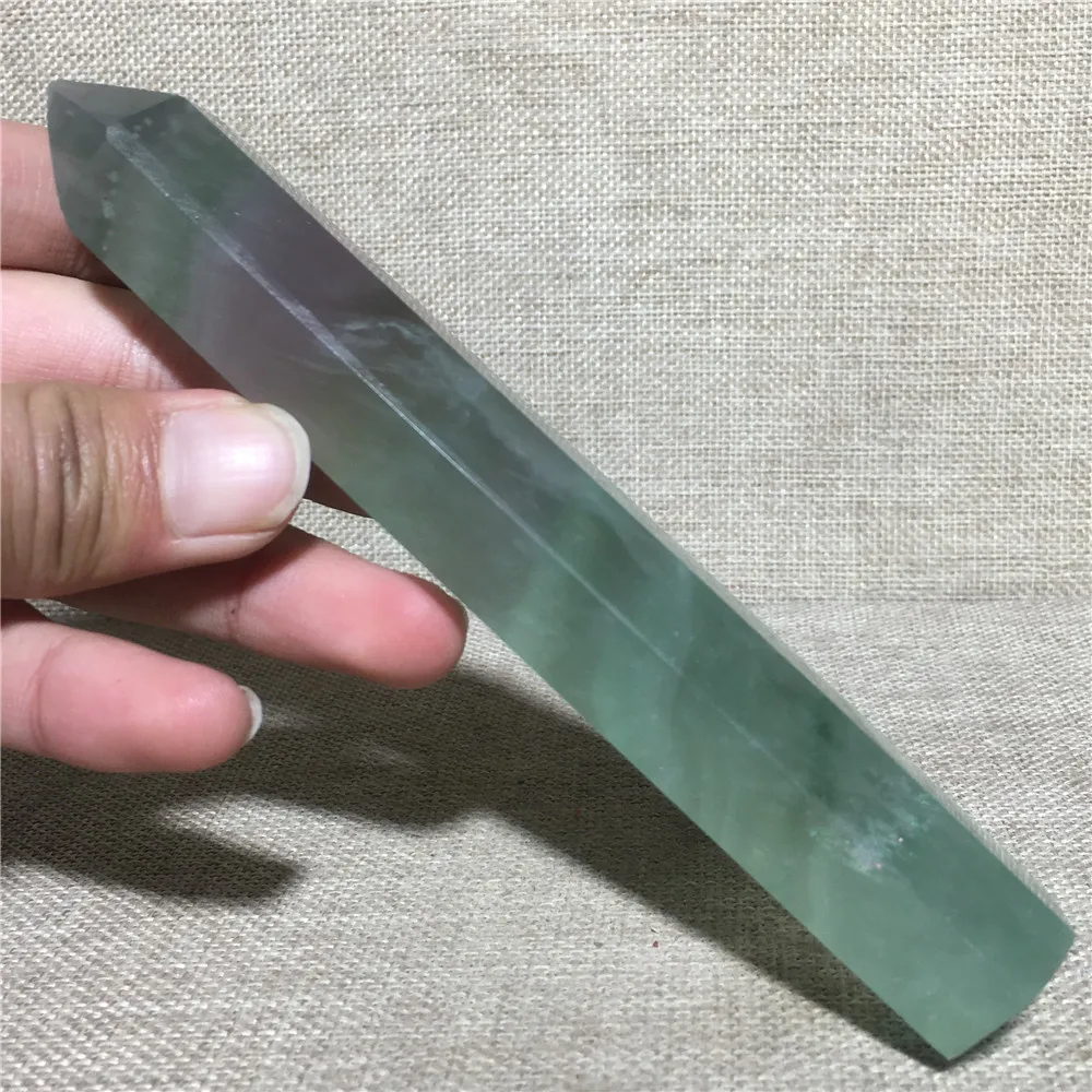 Natural Fluorite Crystals Tower Reiki Healing Point Green Gemstones Hexagonal Prisms Ornaments For Home Chakra Treatment Wand
Natural Fluorite Crystals Tower Reiki Healing Point Green Gemstones Hexagonal Prisms Ornaments For Home Chakra Treatment Wand