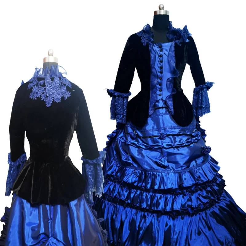 2021 New blue elegant Halloween Cosplay dress Colonial Georgian Renaissance Gothic Historical dress D-675
2021 New blue elegant Halloween Cosplay dress Colonial Georgian Renaissance Gothic Historical dress D-675