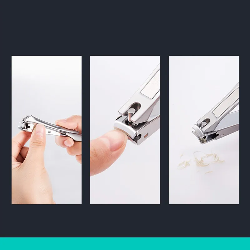 Big Stainless Steel Nail Clipper Cutter Professional Manicure Trimmer High Quality Toe Nail Clipper with Clip Catcher FH01
Big Stainless Steel Nail Clipper Cutter Professional Manicure Trimmer High Quality Toe Nail Clipper with Clip Catcher FH01
