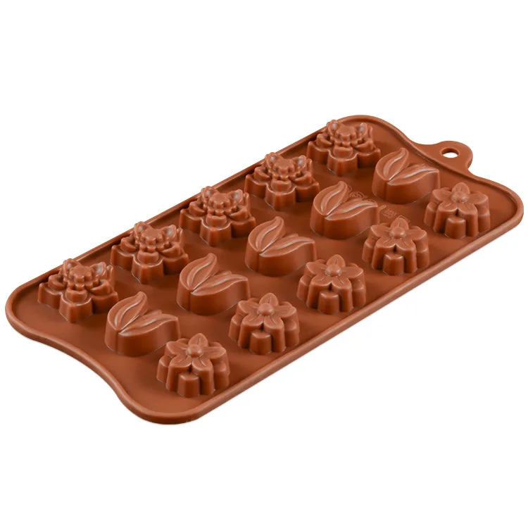 15 even 3 flower chocolate silicone mold Cake mold Food grade silicone baking mold fondant mold
15 even 3 flower chocolate silicone mold Cake mold Food grade silicone baking mold fondant mold