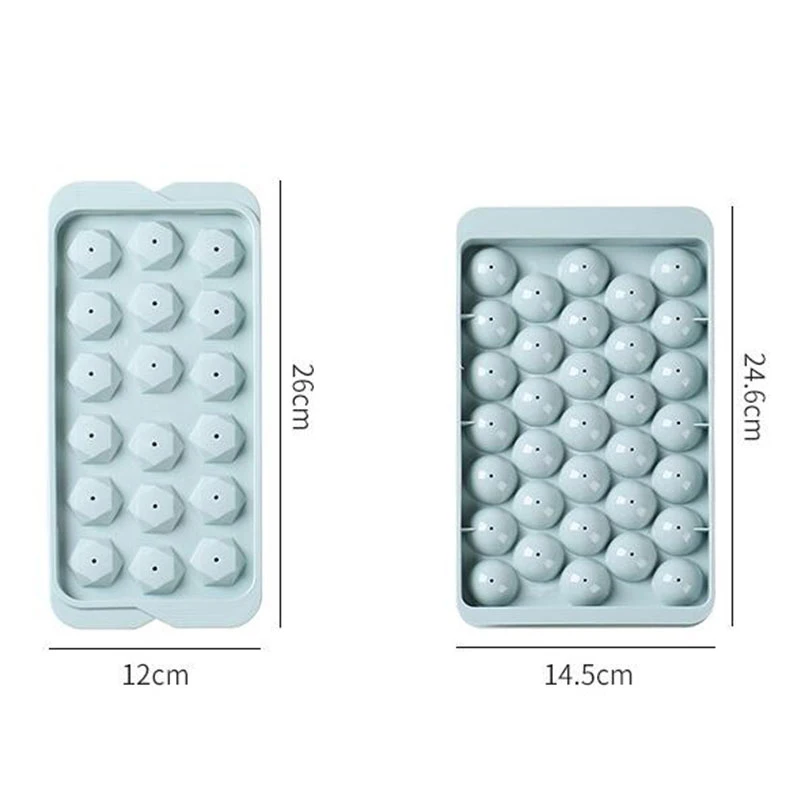 1pc Ice Cube Mold Round Ice Tray with Lid Plastic Ice Cube Mold Refrigerator Spherical Ice Box Large Capacity Ice Mold Ice Box
1pc Ice Cube Mold Round Ice Tray with Lid Plastic Ice Cube Mold Refrigerator Spherical Ice Box Large Capacity Ice Mold Ice Box