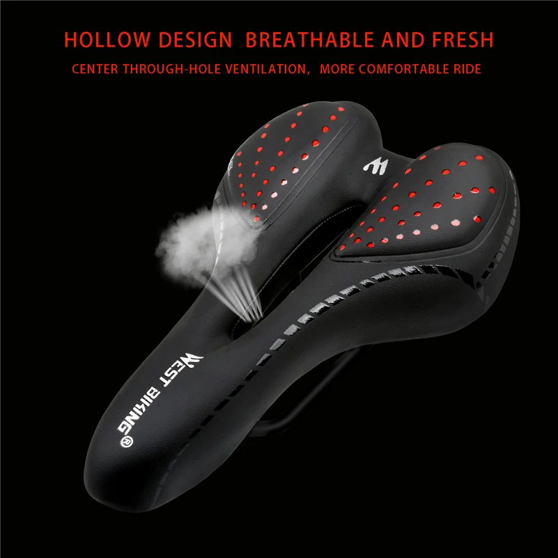 Bike Saddle Silicone Cushion PU Leather Surface Silica Filled Gel Comfortable Cycling Seat Shockproof Bicycle Saddle Accessories
Bike Saddle Silicone Cushion PU Leather Surface Silica Filled Gel Comfortable Cycling Seat Shockproof Bicycle Saddle Accessories