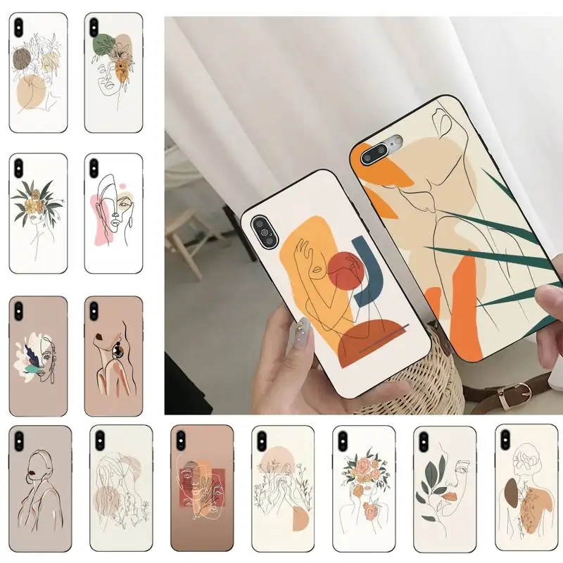 Aesthetic female line art face Phone Case For iPhone 11 8 7 6 6S Plus 7 plus 8 plus X XS MAX 5 5S XR 12 11 Pro max se 2020 Cover
Aesthetic female line art face Phone Case For iPhone 11 8 7 6 6S Plus 7 plus 8 plus X XS MAX 5 5S XR 12 11 Pro max se 2020 Cover