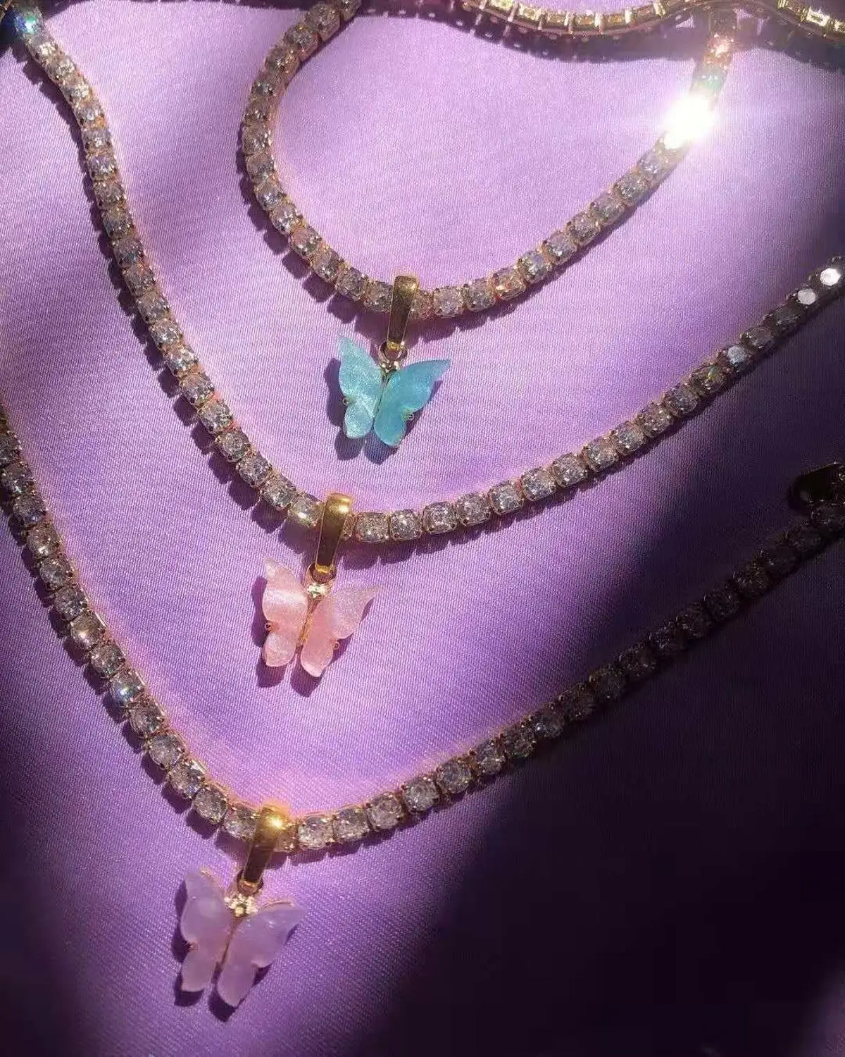 Upscale Exquisite Butterfly Pendants Necklace Woman Hip hop Trendy Animals Rhinestone Colour Hot sale Jewellery Shining Fashion
Upscale Exquisite Butterfly Pendants Necklace Woman Hip hop Trendy Animals Rhinestone Colour Hot sale Jewellery Shining Fashion