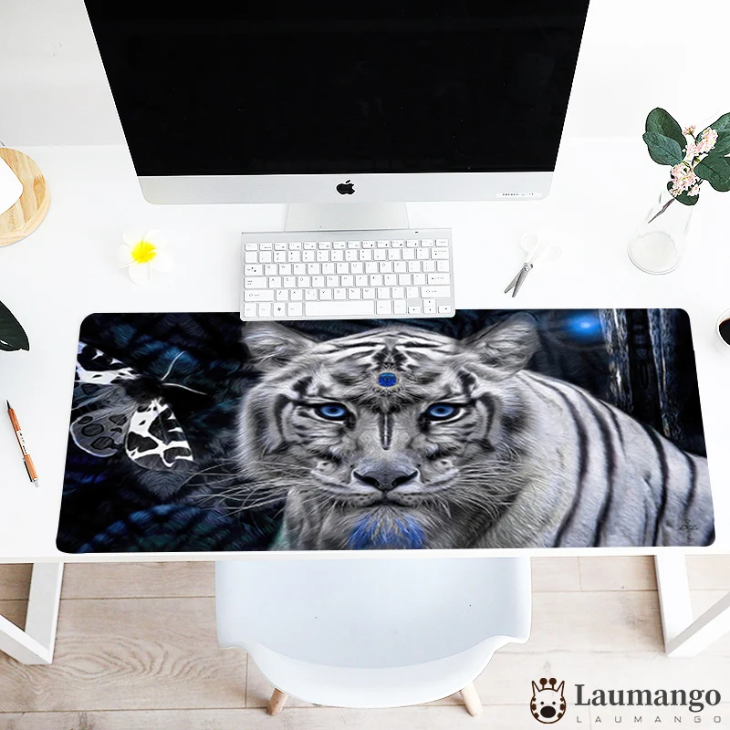 Mouse Pad xxl Large Art Black White tiger Cool Animal Locking Edge Keyboard pad Gaming Mousepad Gamer Durable Laptop Desk Mats
Mouse Pad xxl Large Art Black White tiger Cool Animal Locking Edge Keyboard pad Gaming Mousepad Gamer Durable Laptop Desk Mats