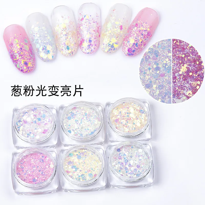 1 Box Nail Mermaid Glitter Powder Flakes Sparkly 3D Light Chameleon Color Changing Sequins Polish Manicure Nail Art Decorations
1 Box Nail Mermaid Glitter Powder Flakes Sparkly 3D Light Chameleon Color Changing Sequins Polish Manicure Nail Art Decorations