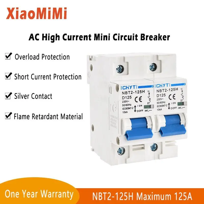 High Ampere MCB 1P 2P 3P 4P 80A 100A 125A Electrical Control Air Switch Short Current Protection Device Mini Circuit Breaker
High Ampere MCB 1P 2P 3P 4P 80A 100A 125A Electrical Control Air Switch Short Current Protection Device Mini Circuit Breaker