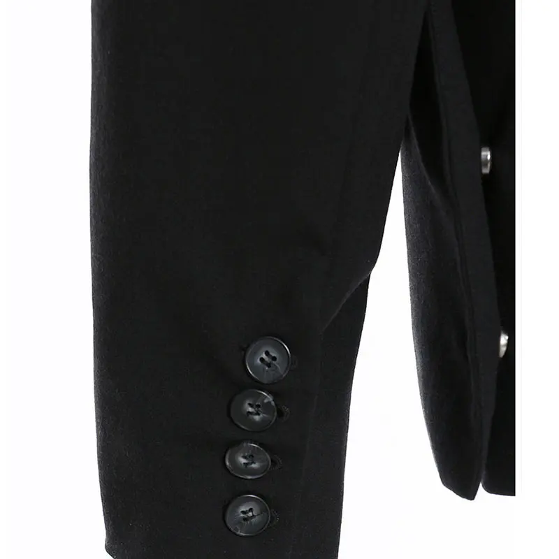 XITAO Irregular Tailoring Black Suit Side Split Fork Personality Minority Temperament Fashionable Long Sleeve Suits Coat LDD2161
XITAO Irregular Tailoring Black Suit Side Split Fork Personality Minority Temperament Fashionable Long Sleeve Suits Coat LDD2161