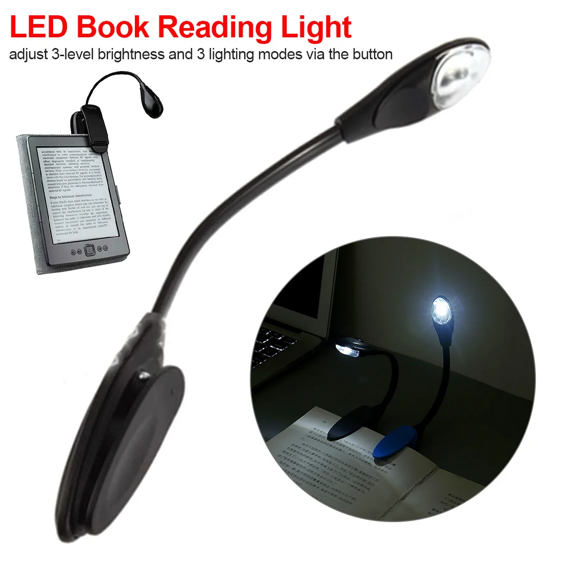Portable Travel Book Reading Light Lamp Fine Convenient Mini LED Clip Booklight Mini reading lamp creative LED night light New
Portable Travel Book Reading Light Lamp Fine Convenient Mini LED Clip Booklight Mini reading lamp creative LED night light New