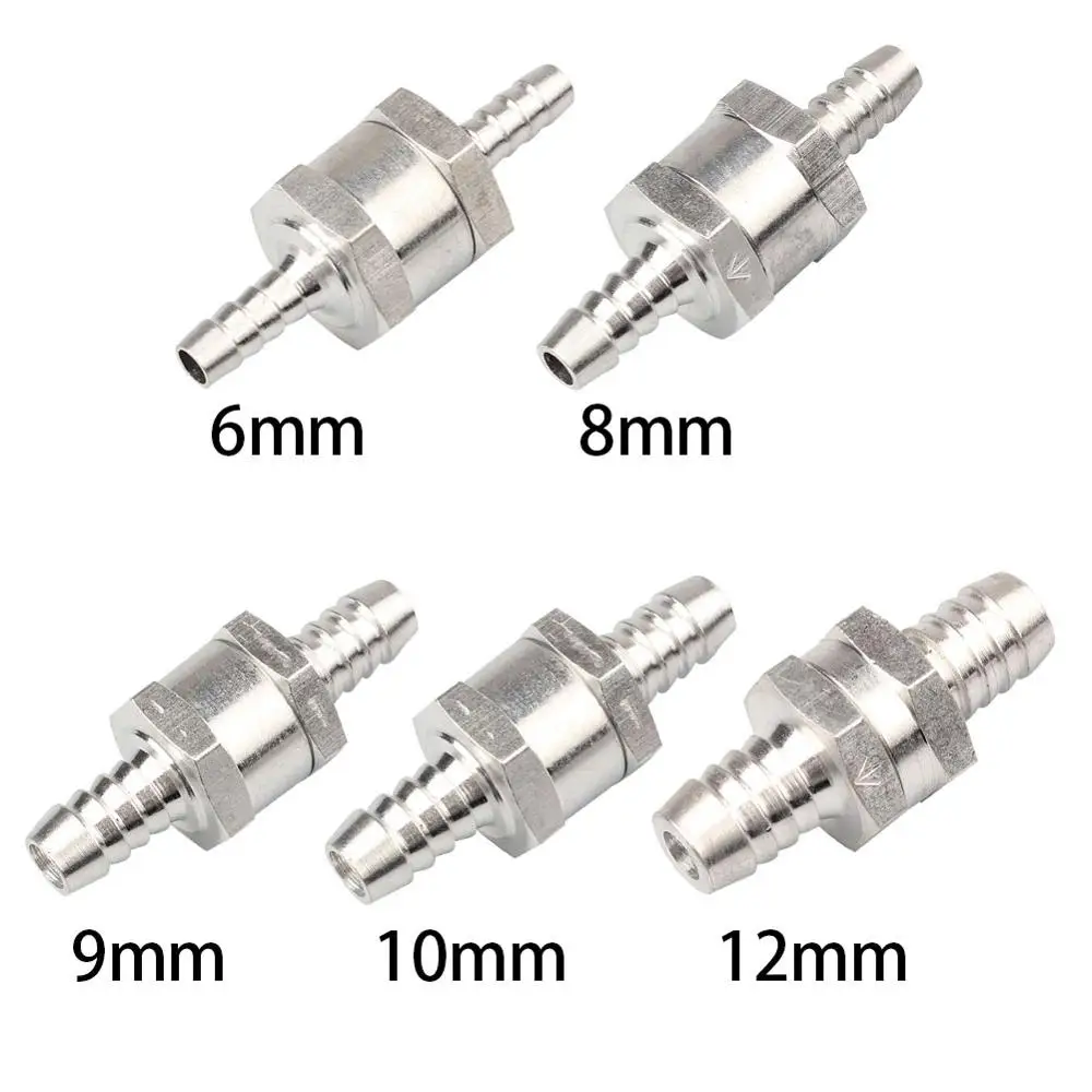 Односторонний обратный клапан топлива без возврата 6 мм/8 мм/10 мм/12 мм бензин и