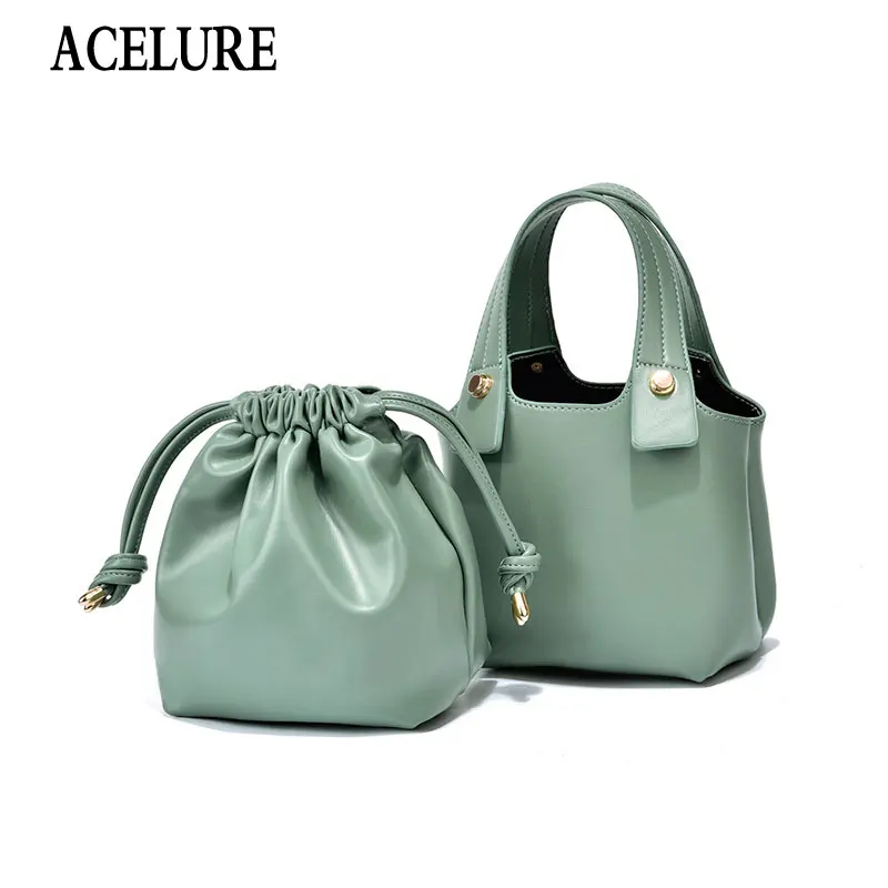 ACELURE Female Fashion Messenger Bag Shopping Bag Solid Color PU Leather Small Shoulder Bags Women High Capacity Casual Totes
ACELURE Female Fashion Messenger Bag Shopping Bag Solid Color PU Leather Small Shoulder Bags Women High Capacity Casual Totes